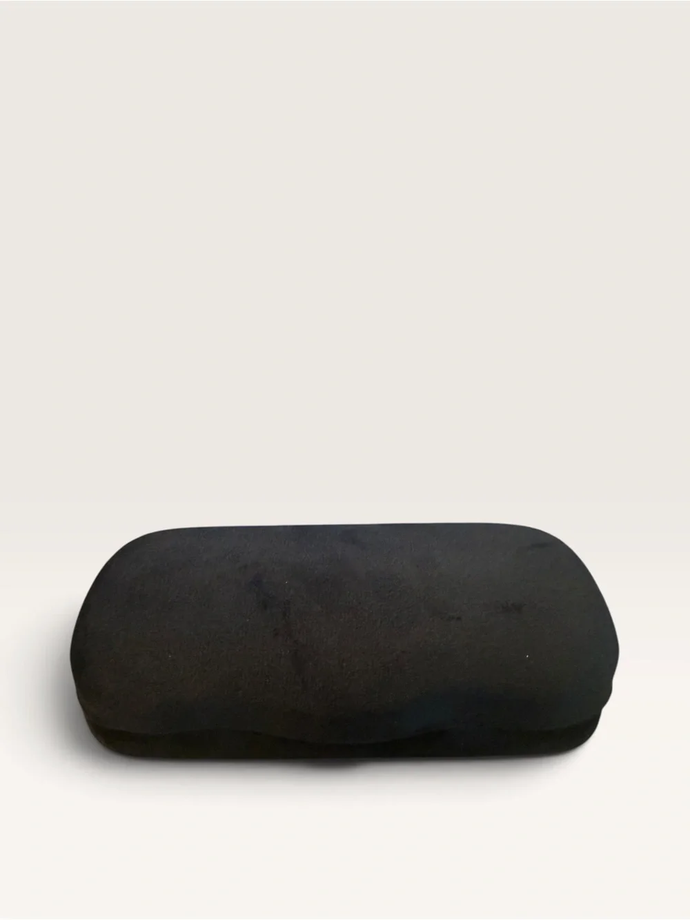 Source Unknown Black Exterior Blue Velvet Eyewear Case